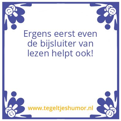Tegeltje: Tegol