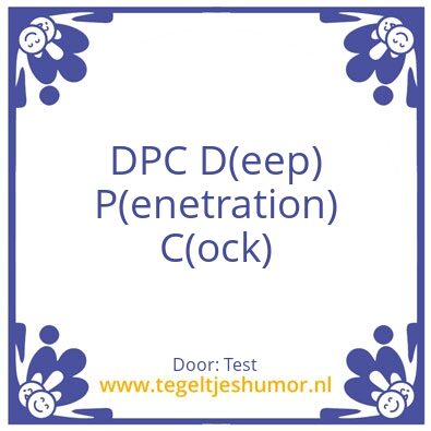 Tegeltje: DPC