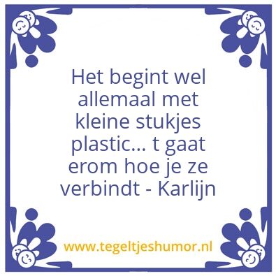 Tegeltje: Titel