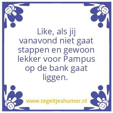 Tegeltje: Like