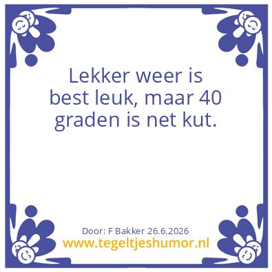 Tegeltje: Hittegolf
