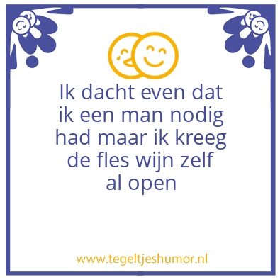 Tegeltje: Man