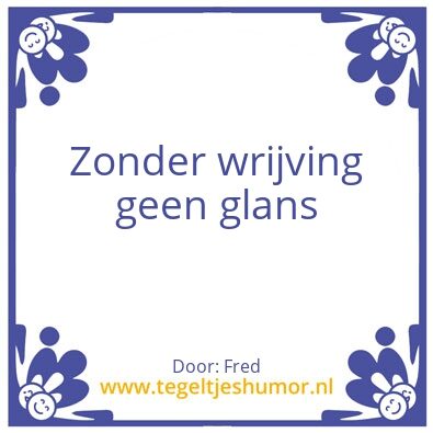 Tegeltje: Fred