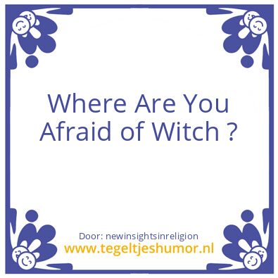 Tegeltje: Fear