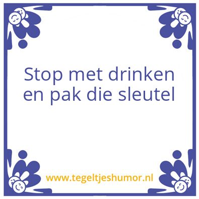 Tegeltje: Sos