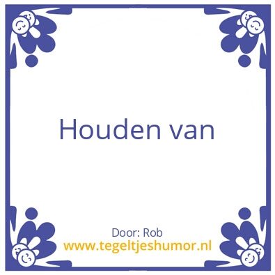 Tegeltje: Liefde