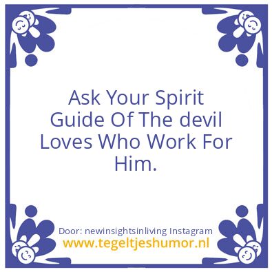 Tegeltje: Ask Your Spirit Guide :