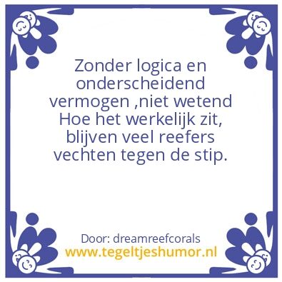 Tegeltje: Logica.