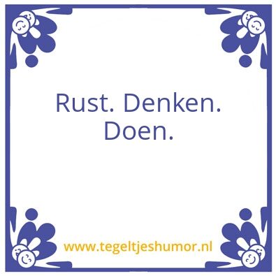 Tegeltje: Tekst