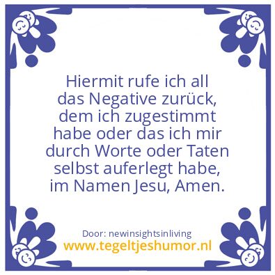 Tegeltje: prayer