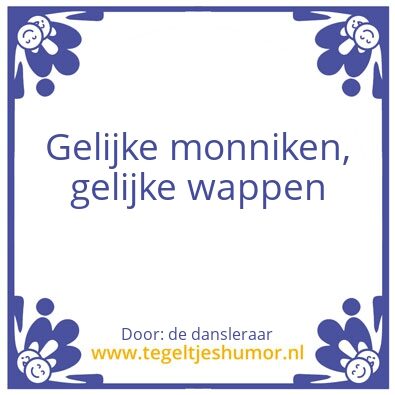 Tegeltje: lockdown lijder