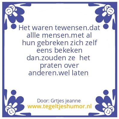 Tegeltje: Wensen