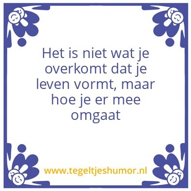 Tegeltje: leven