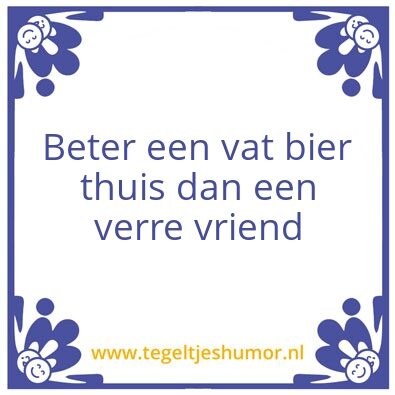 Tegeltje: Vriend