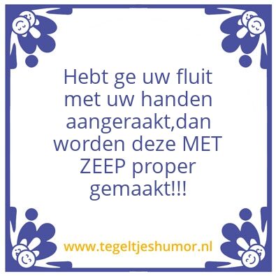 Tegeltje: Fluit