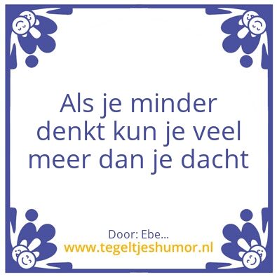 Tegeltje: Test