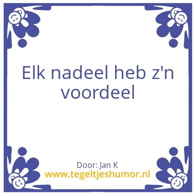 Tegeltje: Jan