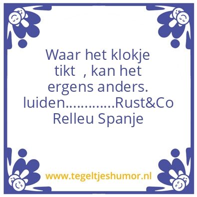 Tegeltje: mio