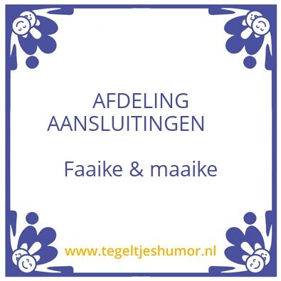 Tegeltje: Feike