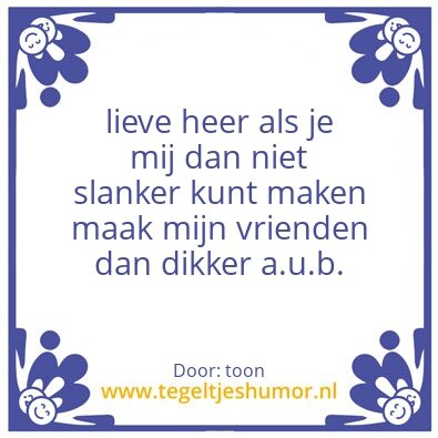 Tegeltje: dunner