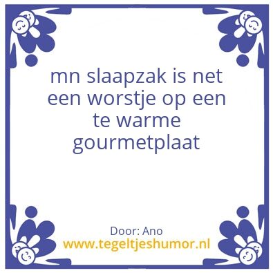 Tegeltje: Worst