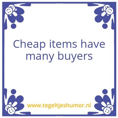 Tegeltje: Funny
