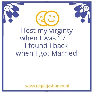 Tegeltje: Dus….