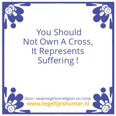 Tegeltje: A Cross ?