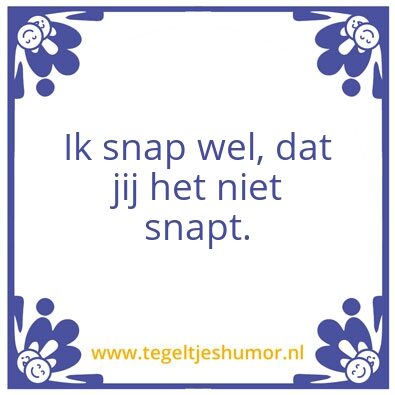 Tegeltje: Jos