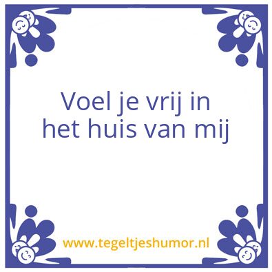 Tegeltje: Horeca