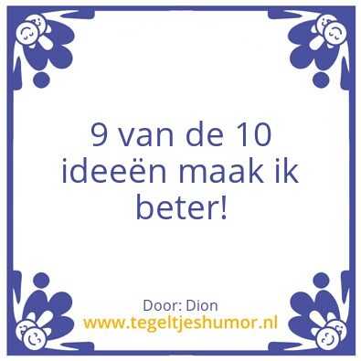 Tegeltje: Quote