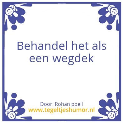 Tegeltje: Ro