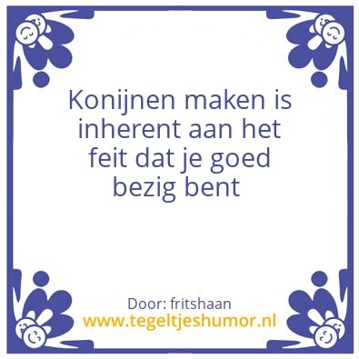Tegeltje: Hof