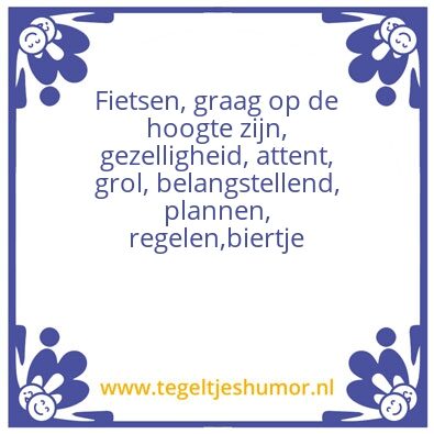 Tegeltje: Ben