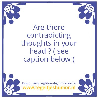 Tegeltje: Your Mind.