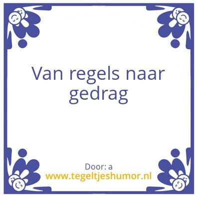 Tegeltje: a