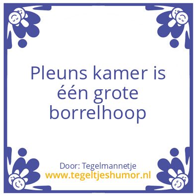 Tegeltje: Tegel