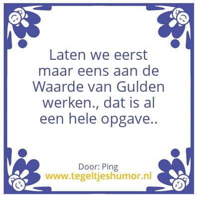 Tegeltje: Ping