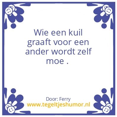 Tegeltje: Gewoon