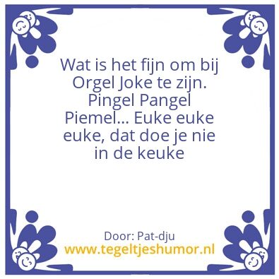 Tegeltje: Pingel