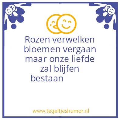 Tegeltje: Liefde