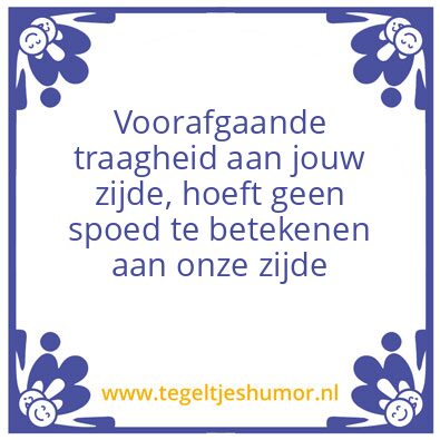 Tegeltje: KLM