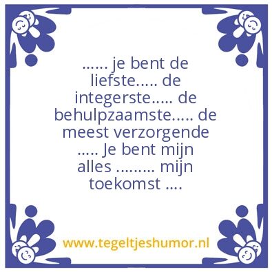 Tegeltje: Alles