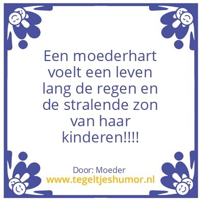 Tegeltje: Moeder