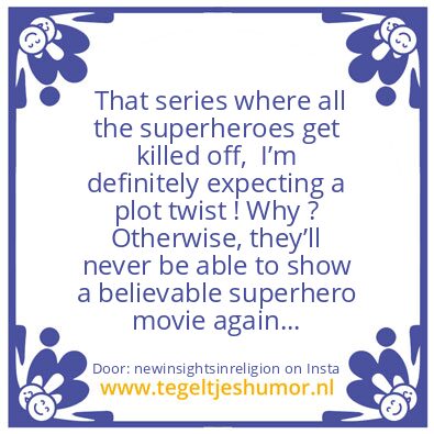 Tegeltje: Plot Twist ?