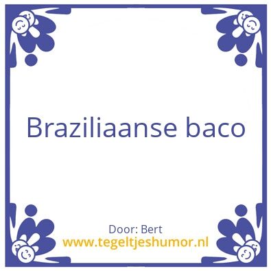 Tegeltje: Bert