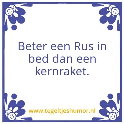 Tegeltje: Rus
