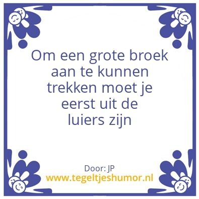 Tegeltje: Luiers