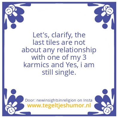 Tegeltje: Let’s, clarify