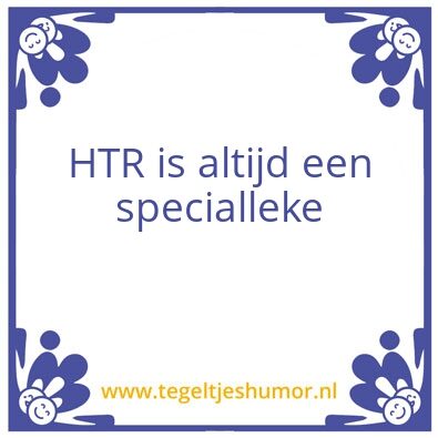 Tegeltje: HTR